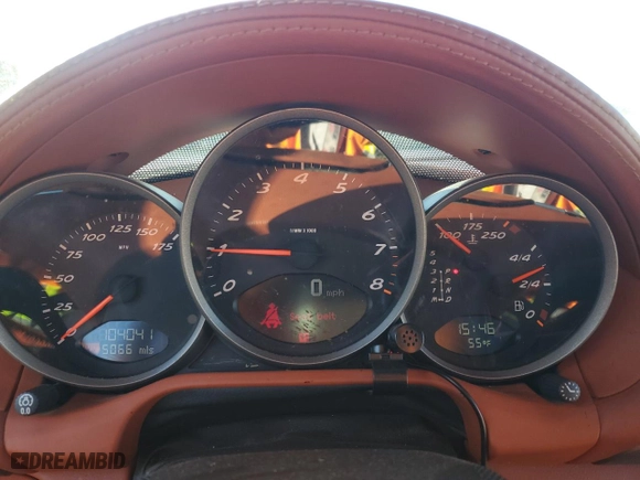 2006 Porsche Boxster with VIN WP0CA29816U710539, listed as a Copart auction lot 80785334 with 104,041 mi miles and Salvage Title. Bid and sale history available at carsss.com. Image 9.