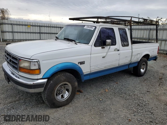 1994 Ford F-150 with VIN 1FTEX14N1RKA92007, listed as a Copart auction lot 75964994 with 211,584 mi miles and Clean Title. Bid and sale history available at carsss.com. Image 1.