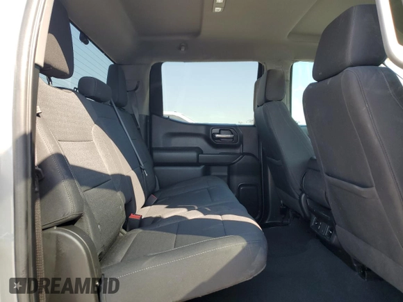 2024 Chevrolet Silverado 1500 Custom with VIN 1GCPABEK0RZ160714, listed as a Copart auction lot 47408245 with 40,259 mi miles and Salvage Title. Bid and sale history available at DreamBid. Image 10.
