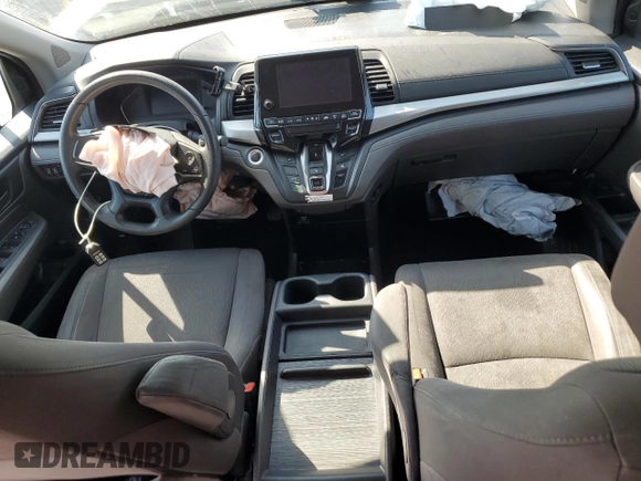 2019 Honda Odyssey EX with VIN 5FNRL6H5XKB110737, listed as a Copart auction lot 62190115 with 82,539 mi miles and Salvage title. Bid and sale history available at DreamBid. Image 8.