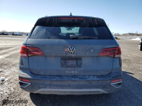 2024 Volkswagen Taos SEL with VIN 3VV4X7B27RM099545, listed as a Copart auction lot 51279785 with NaN miles and Salvage Title. Bid and sale history available at carsss.com. Image 6.