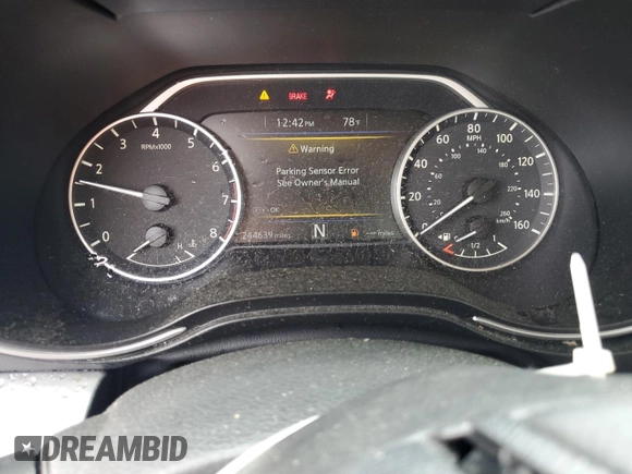 2017 Nissan Maxima SL with VIN 1N4AA6AP9HC431095, listed as a Copart auction lot 60036375 with 244,639 mi miles and Salvage title. Bid and sale history available at DreamBid. Image 9.