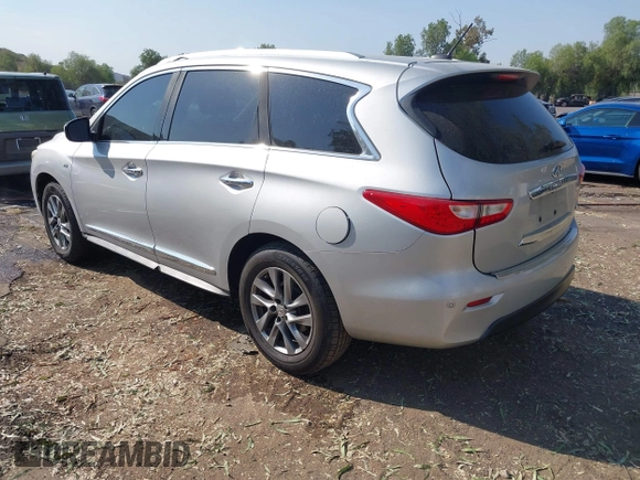 2014 Infiniti QX60 with VIN 5N1AL0MN2EC535673, listed as a IAAI auction lot 42768750 with 163,067 mi miles and . Bid and sale history available at DreamBid. Image 3.