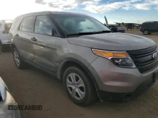 2013 Ford Utility Police Interceptor with VIN 1FM5K8AR4DGC16888, listed as a Copart auction lot 76956344 with 122,918 mi miles and Salvage Title. Bid and sale history available at carsss.com. Image 4.