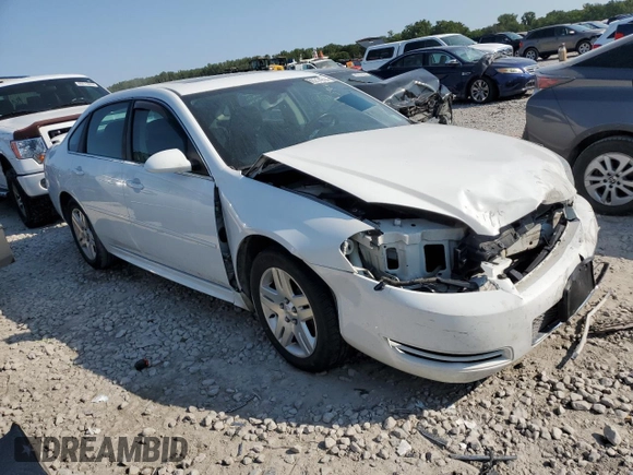2013 Chevrolet Impala LT with VIN 2G1WB5E31D1154501, listed as a Copart auction lot 66314914 with Not Provided miles and Salvage Title. Bid and sale history available at DreamBid. Image 4.