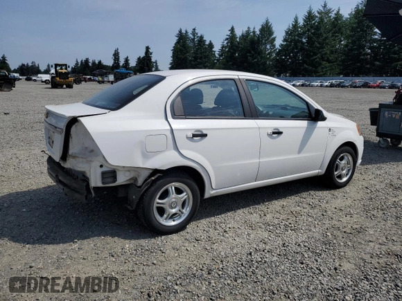 2010 Chevrolet Aveo 1LT with VIN KL1TD5DE7AB127992, listed as a Copart auction lot 62000895 with 66,769 mi miles and Salvage title. Bid and sale history available at DreamBid. Image 3.