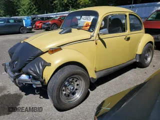 1973 Volkswagen Beetle with VIN 1132630490, listed as a Copart auction lot 64309835 with 3,058 mi miles and Salvage title. Bid and sale history available at DreamBid. Image 1.