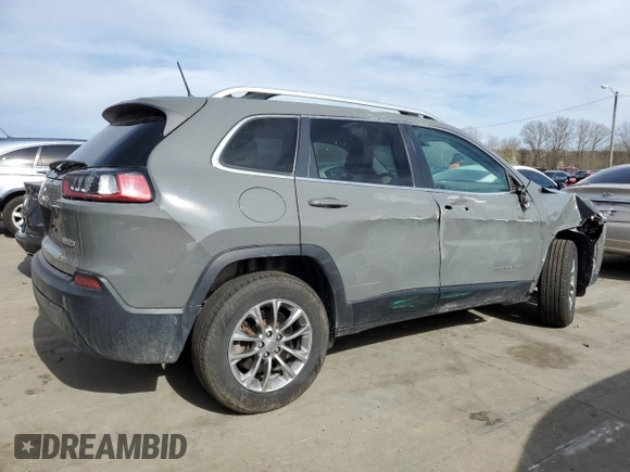 2020 Jeep Cherokee Latitude Plus with VIN 1C4PJMLBXLD617175, listed as a Copart auction lot 50235775 with 119,508 mi miles and Salvage Title. Bid and sale history available at DreamBid. Image 3.