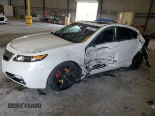 2012 Acura TL Advance z VIN 19UUA8F7XCA020015, wystawiony jako Copart lot #48197205 z przebiegiem Nie podano mil oraz Szkoda całkowita • Salvage title. Historia ofert i sprzedaży dostępna na DreamBid. Obrazek 1.