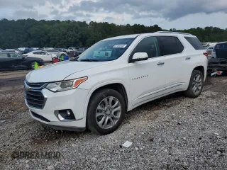 2021 Chevrolet Traverse Premier with VIN 1GNERKKW0MJ166275, listed as a Copart auction lot 61484445 with 49,241 mi miles and Salvage title. Bid and sale history available at DreamBid. Image 1.