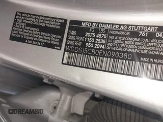 2014 Mercedes-Benz CLA 45 AMG with VIN WDDSJ5CB0EN090380, listed as a IAAI auction lot 41810436 with 91,429 mi miles and . Bid and sale history available at DreamBid. Image 9.