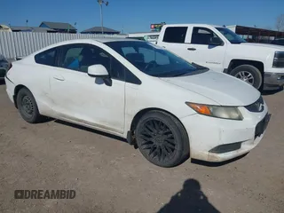 2012 Honda Civic Cpe LX with VIN 2HGFG3B55CH532863, listed as a IAAI auction lot 41718076 with 225,933 mi miles. Bid and sale history available at carsss.com. Image 1.