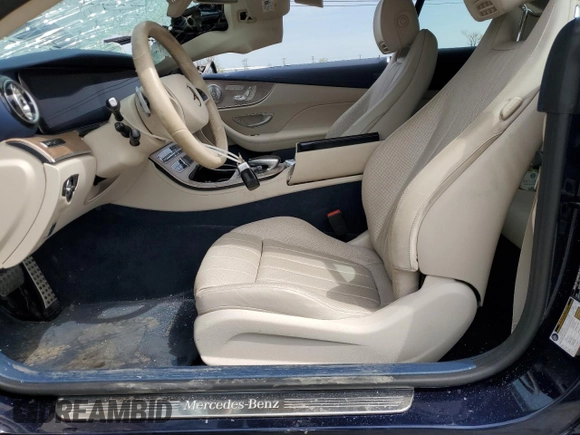 2018 Mercedes-Benz E-Class E 400 with VIN WDD1K6GB2JF052758, listed as a Copart auction lot 50656174 with 36,736 mi miles. Bid and sale history available at carsss.com. Image 7.