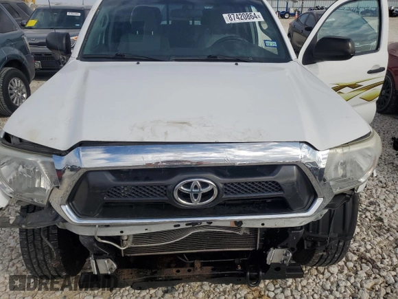 2014 Toyota Tacoma PreRunner with VIN 3TMKU4HN7EM040312, listed as a Copart auction lot 87420864 with 68,853 mi miles and Salvage title. Bid and sale history available at DreamBid. Image 11.