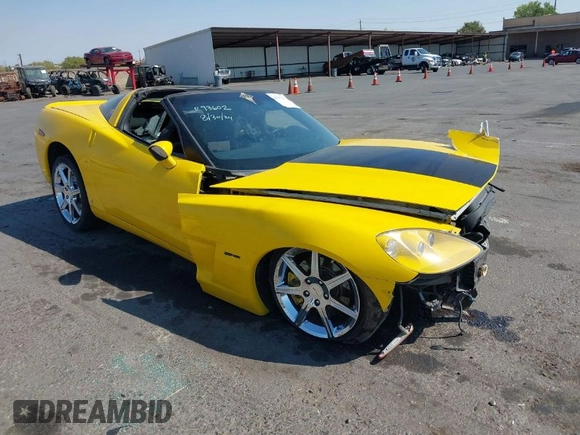 2008 Chevrolet Corvette with VIN 1G1YY26W485130695, listed as a IAAI auction lot 40267407 with 1 mi miles. Bid and sale history available at carsss.com. Image 1.
