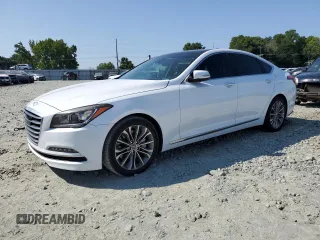 2016 Hyundai Genesis 3.8L with VIN KMHGN4JE4GU107200, listed as a Copart auction lot 64961584 with 100,277 mi miles and Salvage Title. Bid and sale history available at carsss.com. Image 1.