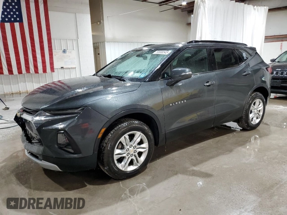 2020 Chevrolet Blazer LT with VIN 3GNKBCRSXLS675917, listed as a Copart auction lot 58688545 with 65,415 mi miles and Salvage title. Bid and sale history available at DreamBid. Image 1.