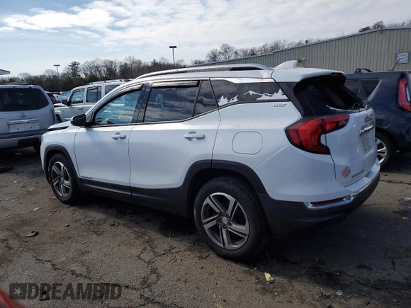 2018 GMC Terrain SLT with VIN 3GKALVEV0JL205498, listed as a Copart auction lot 46434345 with 118,259 mi miles and Salvage Title. Bid and sale history available at DreamBid. Image 2.