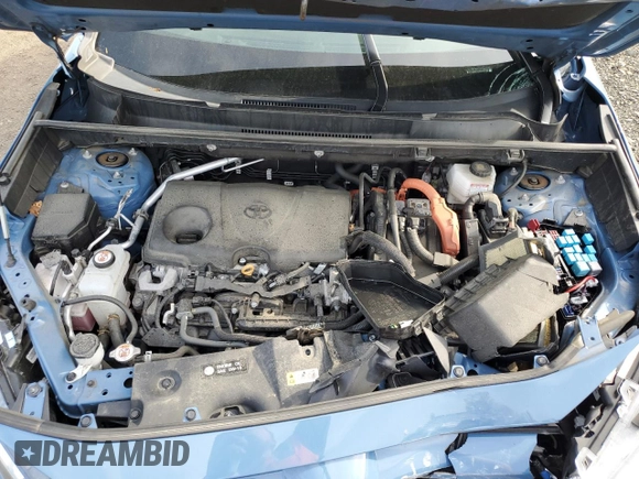 2023 Toyota RAV4 Hybrid XLE with VIN 2T3UWRFV1PW151099, listed as a Copart auction lot 54899775 with 83,437 mi miles and Salvage title. Bid and sale history available at DreamBid. Image 12.