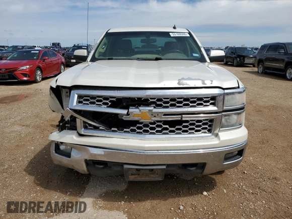 2014 Chevrolet Silverado 1500 LT with VIN 3GCUKREC6EG367958, listed as a Copart auction lot 55169595 with 278,900 mi miles and Salvage Title. Bid and sale history available at DreamBid. Image 5.