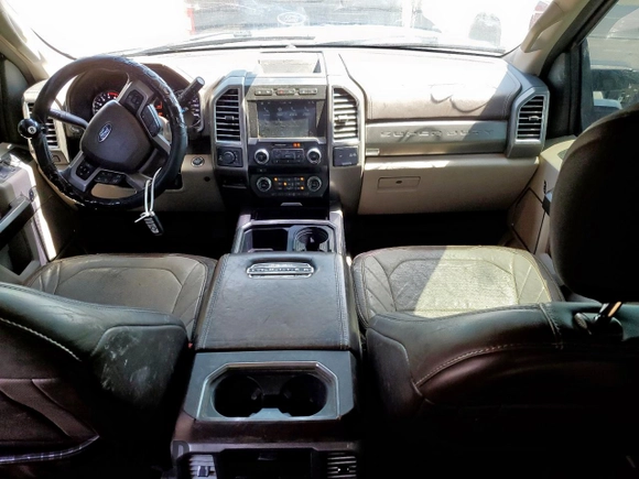 2018 Ford Super Duty F-250 SRW XL with VIN 1FT7W2BT4JEB15852, listed as a Copart auction lot 47739045 with 182,109 mi miles and Salvage Title. Bid and sale history available at carsss.com. Image 8.
