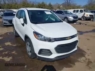 2017 Chevrolet Trax LS with VIN 3GNCJKSB5HL159624, listed as a IAAI auction lot 41788108 with 150,010 mi miles. Bid and sale history available at carsss.com. Image 1.