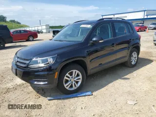 2016 Volkswagen Tiguan S with VIN WVGAV7AX8GW528527, listed as a Copart auction lot 61213955 with Not provided miles and Clean title. Bid and sale history available at DreamBid. Image 1.