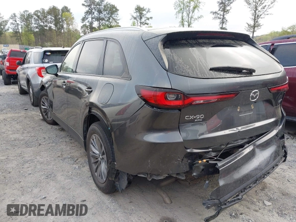2024 Mazda CX-90 Preferred Plus with VIN JM3KKCHD4R1153782, listed as a IAAI auction lot 41951371 with 39,314 mi miles and . Bid and sale history available at DreamBid. Image 3.