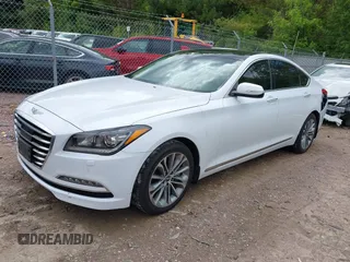 2017 Genesis G80 3.8L z VIN KMHGN4JEXHU166690, wystawiony jako IAAI lot #42322211 z przebiegiem 111 599 mil mil oraz . Historia ofert i sprzedaży dostępna na DreamBid. Obrazek 2.