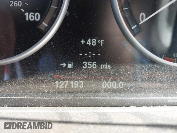 2013 BMW 5 Series 528i xDrive with VIN WBAXH5C5XDD114174, listed as a IAAI auction lot 41934972 with 127,193 mi miles. Bid and sale history available at carsss.com. Image 7.