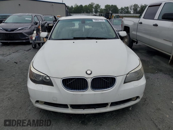 2004 BMW 5 Series 530i z VIN WBANA735X4B807183, wystawiony jako Copart lot #59941795 z przebiegiem 192 446 mil mil oraz Szkoda całkowita • Salvage title. Historia ofert i sprzedaży dostępna na DreamBid. Obrazek 5.