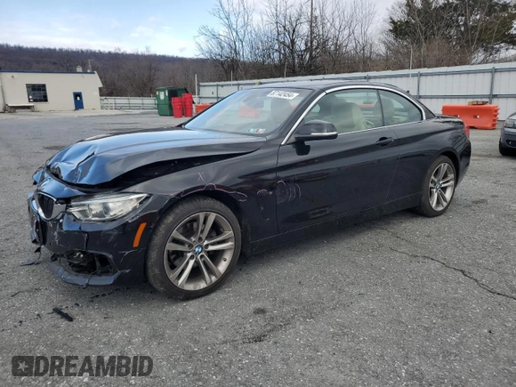 2016 BMW 4 Series 428i xDrive with VIN WBA3T1C58GP822612, listed as a Copart auction lot 87142454 with 85,437 mi miles and Salvage title. Bid and sale history available at DreamBid. Image 1.