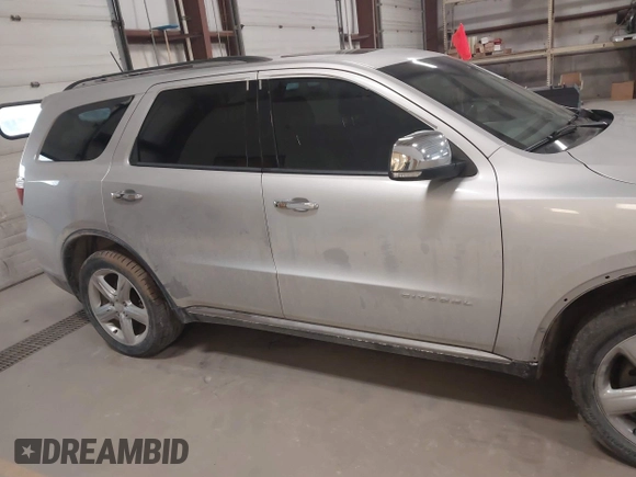 2011 Dodge Durango Citadel with VIN 1D4RE5GG0BC613829, listed as a IAAI auction lot 41770523 with 161,200 mi miles and . Bid and sale history available at DreamBid. Image 13.
