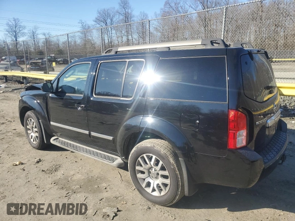 2012 Nissan Pathfinder S with VIN 5N1AR1NB9CC608205, listed as a Copart auction lot 45736625 with 0 mi miles and Non Repairable. Bid and sale history available at carsss.com. Image 2.
