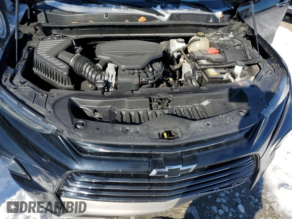 2020 Chevrolet Blazer Premier with VIN 3GNKBFRS3LS597420, listed as a Copart auction lot 88651145 with 46,534 mi miles and Salvage title. Bid and sale history available at DreamBid. Image 12.