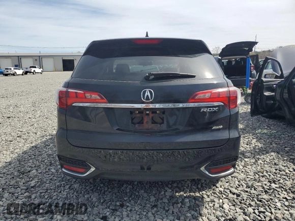 2018 Acura RDX w/Technology Pkg with VIN 5J8TB4H54JL016525, listed as a Copart auction lot 50760575 with 0 mi miles and Salvage Title. Bid and sale history available at carsss.com. Image 6.