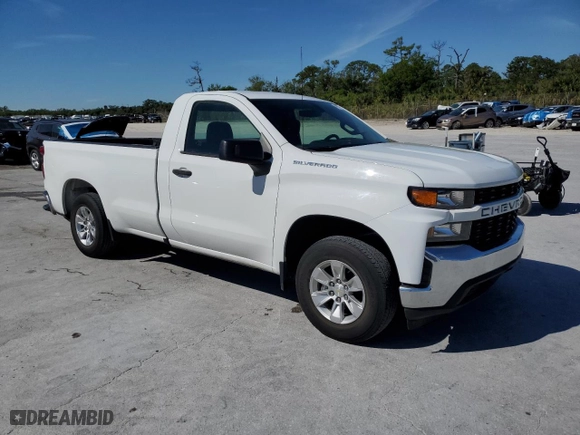 2022 Chevrolet Silverado 1500 LTD Work Truck with VIN 3GCNWAED2NG165072, listed as a Copart auction lot 49977855 with 29,435 mi miles and Salvage Title. Bid and sale history available at carsss.com. Image 4.