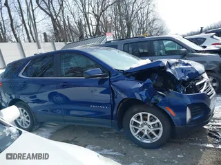 2023 Chevrolet Equinox LT with VIN 3GNAXUEG0PS147569, listed as a IAAI auction lot 41611473 with 21,837 mi miles. Bid and sale history available at carsss.com. Image 13.