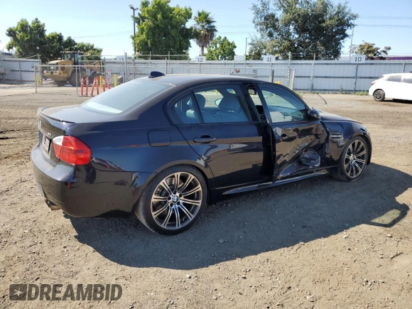 2008 BMW 3 Series M3 with VIN WBSVA93578E041621, listed as a Copart auction lot 60076213 with 196,119 mi miles and Salvage title. Bid and sale history available at DreamBid. Image 3.