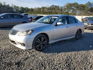 2008 Infiniti M with VIN JNKAY01E88M603563, listed as a Copart auction lot 42919775 with 137,829 mi miles and Salvage Title. Bid and sale history available at carsss.com. Image 1.
