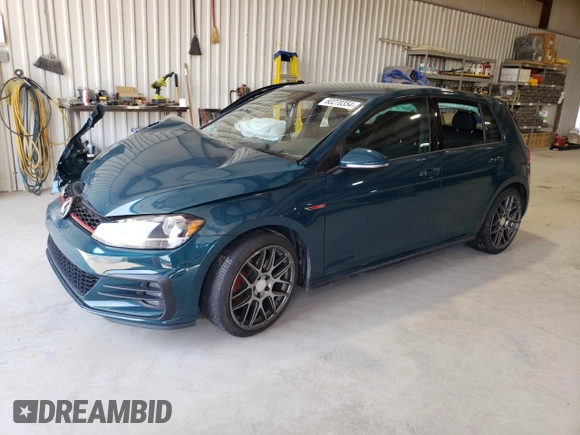 2018 Volkswagen Golf GTI S with VIN 3VW547AU4JM292378, listed as a Copart auction lot 60270354 with 109,612 mi miles and Salvage Title. Bid and sale history available at carsss.com. Image 1.