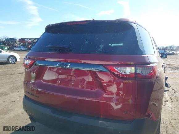 2019 Chevrolet Traverse LT Cloth with VIN 1GNEVGKW3KJ133793, listed as a IAAI auction lot 41668373 with 187,258 mi miles. Bid and sale history available at carsss.com. Image 17.