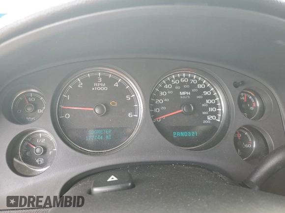 2007 Chevrolet Suburban LTZ with VIN 3GNFC16097G192272, listed as a Copart auction lot 54507205 with 177,744 mi miles and Salvage Title. Bid and sale history available at DreamBid. Image 9.