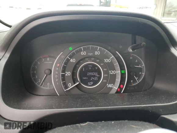 2013 Honda CR-V EX-L with VIN 2HKRM4H71DH629909, listed as a Copart auction lot 51331395 with 99,066 mi miles and Salvage Title. Bid and sale history available at carsss.com. Image 9.