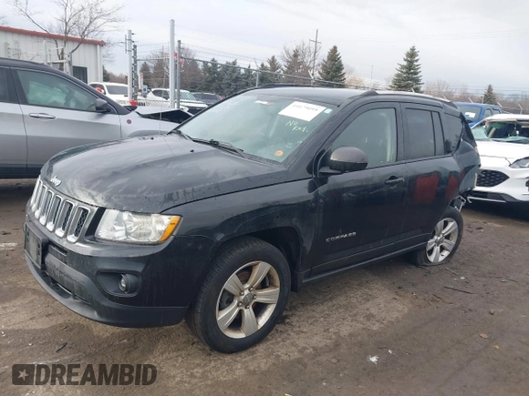 2012 Jeep Compass Sport with VIN 1C4NJCBA6CD660843, listed as a IAAI auction lot 41679095 with 173,950 mi miles. Bid and sale history available at carsss.com. Image 17.