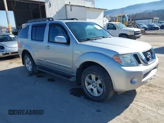 2010 Nissan Pathfinder SE with VIN 5N1AR1NB4AC626852, listed as a IAAI auction lot 41815259 with 106,294 mi miles and . Bid and sale history available at DreamBid. Image 1.