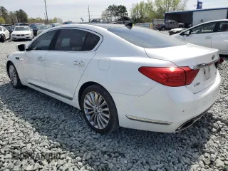 2015 Kia K900 Luxury with VIN KNALW4D4XF6021585, listed as a Copart auction lot 51303275 with 57,123 mi miles and Salvage title. Bid and sale history available at DreamBid. Image 2.