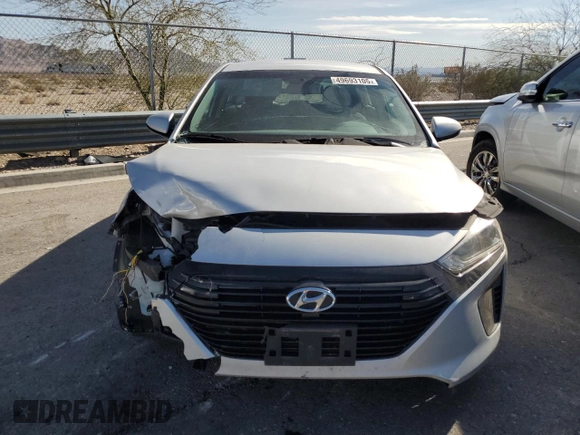 2017 Hyundai Ioniq Blue with VIN KMHC65LC1HU022362, listed as a Copart auction lot 49693105 with 102,550 mi miles and Salvage Title. Bid and sale history available at DreamBid. Image 5.