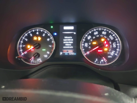 2022 Toyota RAV4 XLE with VIN 2T3P1RFV8NW286279, listed as a IAAI auction lot 41672654 with 56,984 mi miles. Bid and sale history available at carsss.com. Image 7.