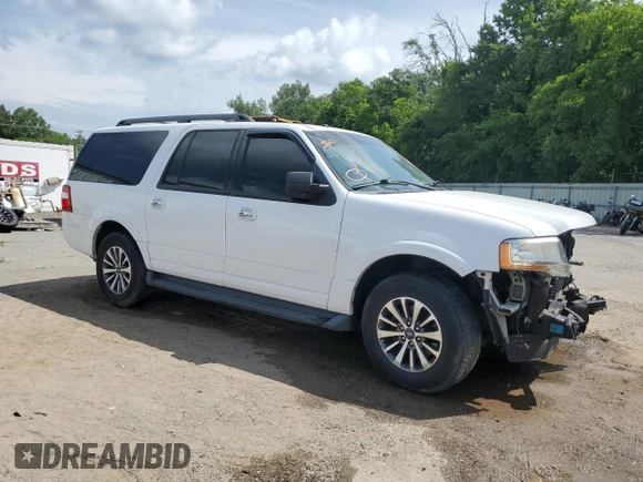 2017 Ford Expedition Max XLT with VIN 1FMJK1HT5HEA14439, listed as a Copart auction lot 59157635 with 151,155 mi miles and Salvage title. Bid and sale history available at DreamBid. Image 4.